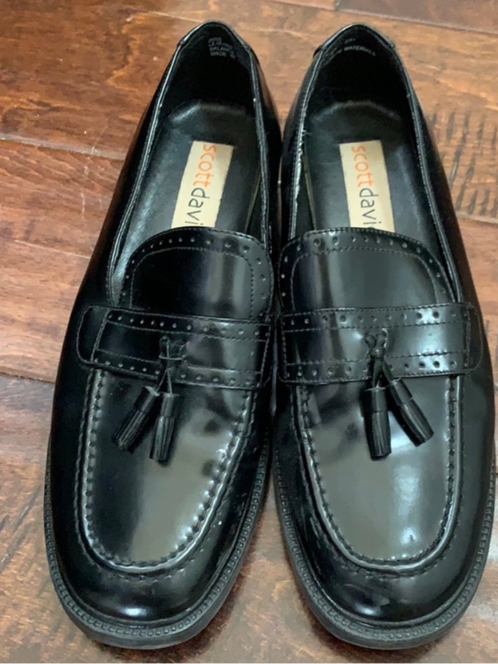 Dress Black Tassel Loafers shoes  size 5 kids